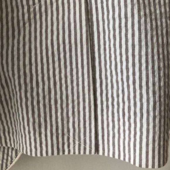 Mexx seersucker grey-taupe pinstripe blazer jacket - Picture 9 of 9